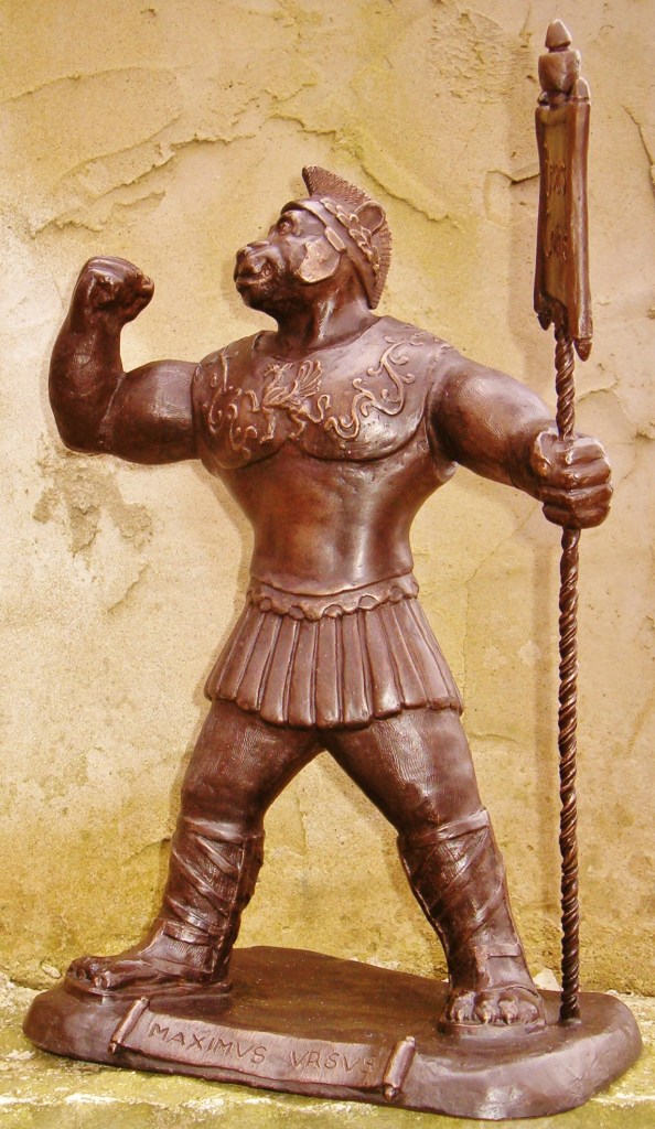 "Maximus Ursus", Bronze, 16", for Beast Coins